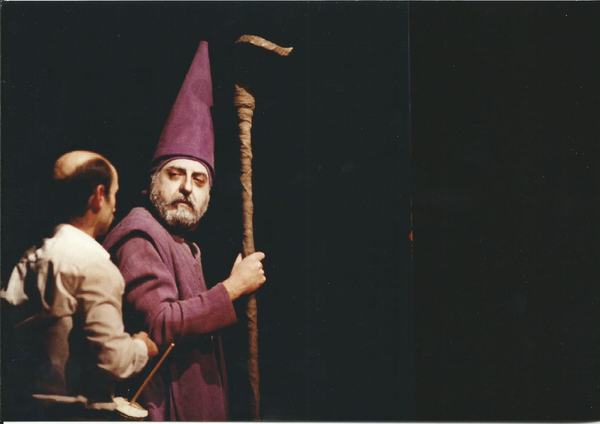 Fotografia d'escena d'Inquisición, de Fernando Arrabal, 1980