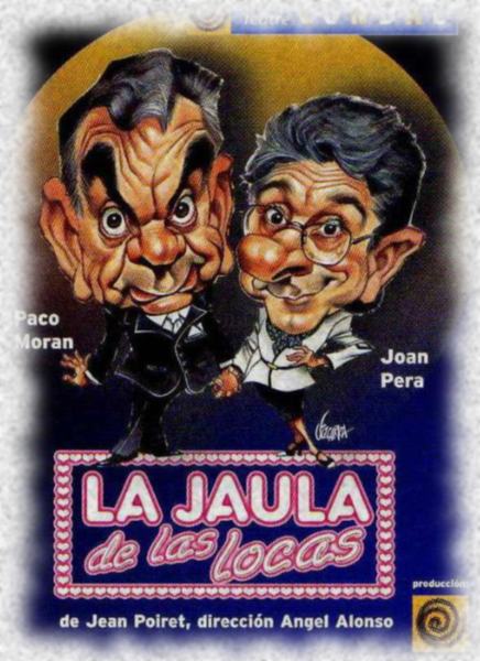 Fotografia dels muntatges amb Paco Morán i Joan Pera
